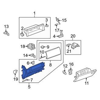 Land Rover OE - Front Glove Box
