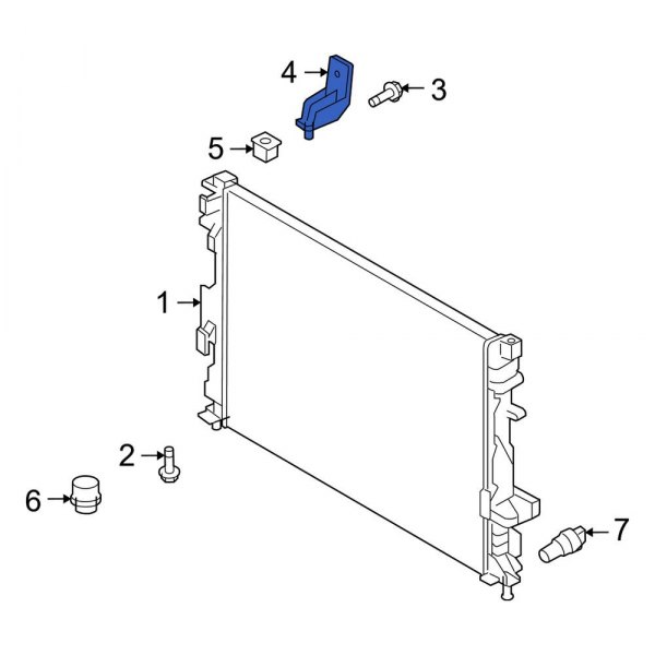 Radiator Support Bracket