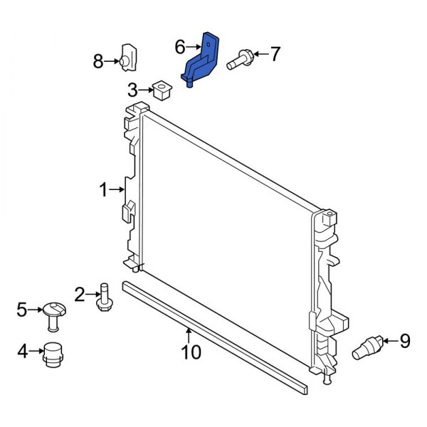 Radiator Support Bracket