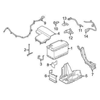 Land Rover OE - Electrical - Battery (Base / HSE / HSE Lux)