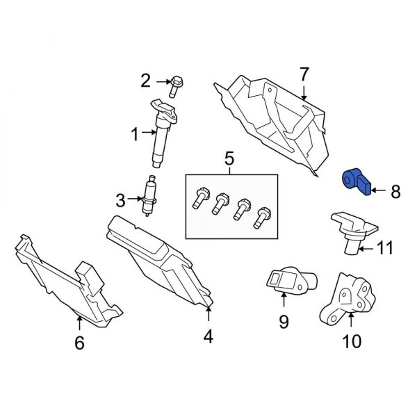 Ignition Knock (Detonation) Sensor