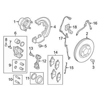 Land Rover OE - Front Suspension - Brake Components (HSE)