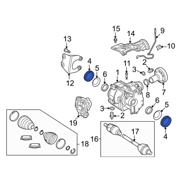 CV Joint Oil Seal Dust Shield