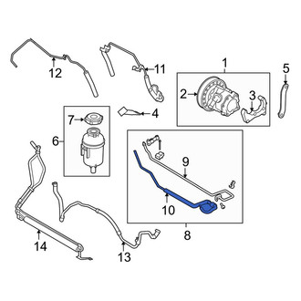Land Rover OE - Power Steering Return Hose
