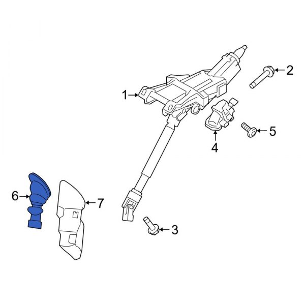 Steering Column Shaft Seal