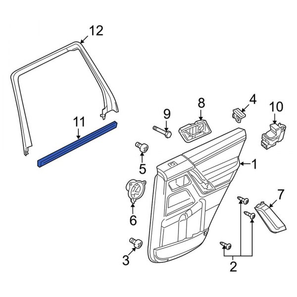 Door Window Belt Weatherstrip