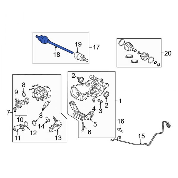 CV Axle Assembly