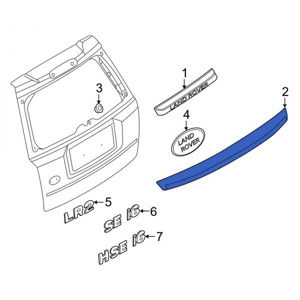 Liftgate Finish Panel