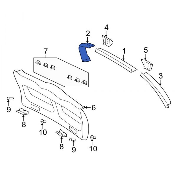 Liftgate Trim Cover