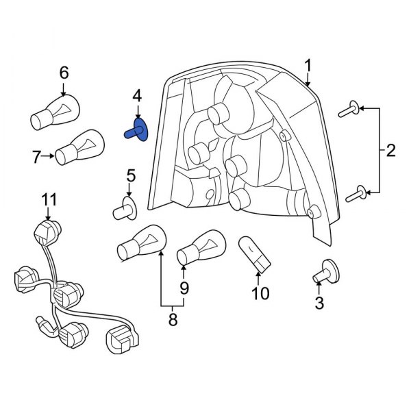 Tail Light Clip