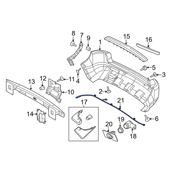 Parking Aid System Wiring Harness