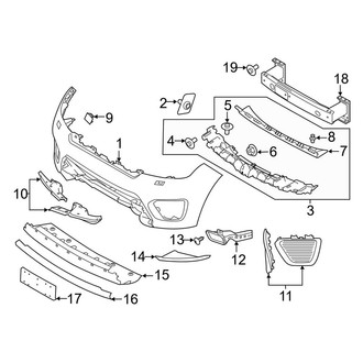 Land Rover OE - Front Bumper - Bumper & Components (Bumper & Trim), (SVR)