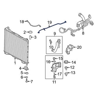 Land Rover OE - Engine Coolant Overflow Hose