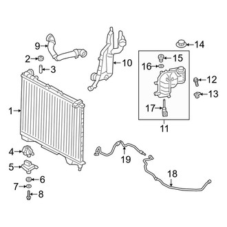 Land Rover OE - Cooling - Radiator & Components (Main), (2.0L)