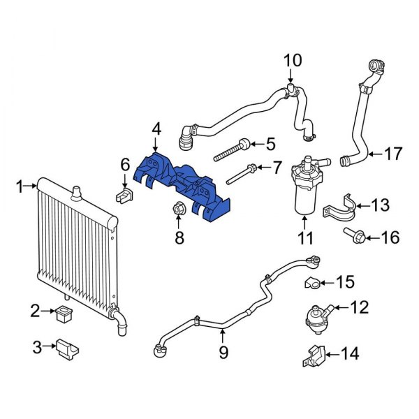 Radiator Mount Bracket