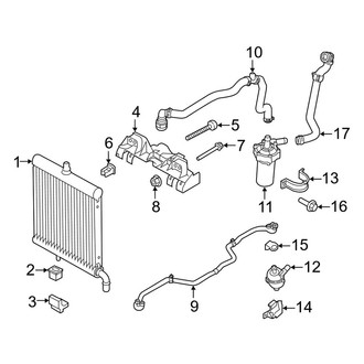 Land Rover OE - Cooling - Radiator & Components (Auxiliary), (HSE / SE Gas)