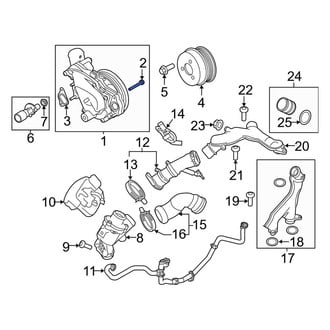 Land Rover OE - Cooling System Crossover Line Bolt