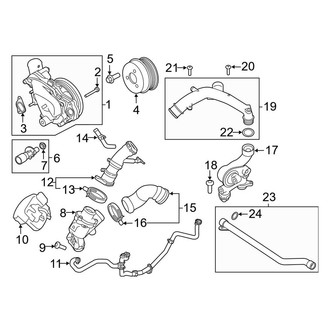 Land Rover OE - Cooling - Water Pump (5.0L)