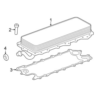 Land Rover OE - Cooling - Engine Oil Cooler (5.0L)