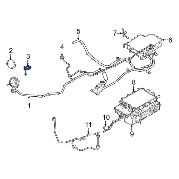 Drive Motor Battery Pack Charging Port Door Release Actuator