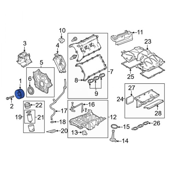 Engine Crankshaft Pulley