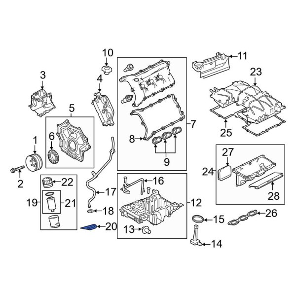 Engine Oil Filter Housing Gasket