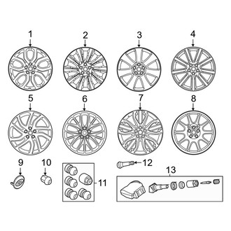 Land Rover OE - Wheels (21"), (Autobiography / HSE / HST / Supercharged / Supercharged Dynamic / SVR)