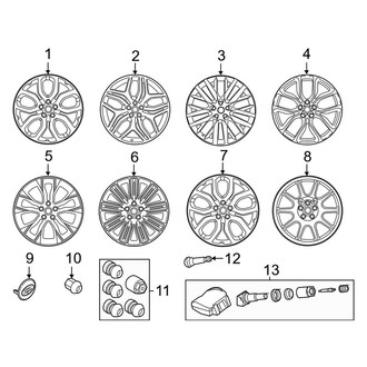 Land Rover OE - Wheels (22"), (Autobiography / HSE / HST / Supercharged / Supercharged Dynamic / SVR)