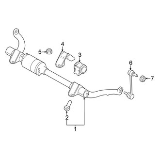 Land Rover OE - Front Suspension - Stabilizer Bar & Components (With Active Stabilizer)