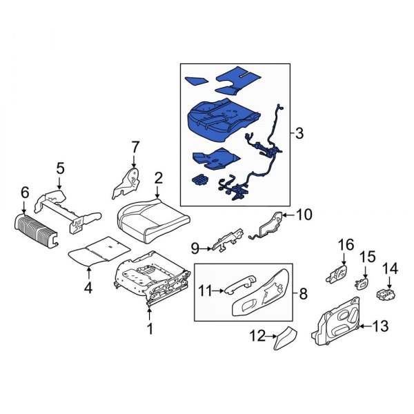 Air Bag Seat Sensor Mat