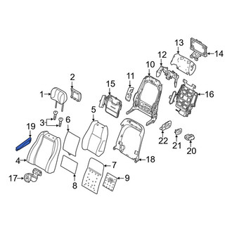Land Rover OE - Front Right Seat Armrest