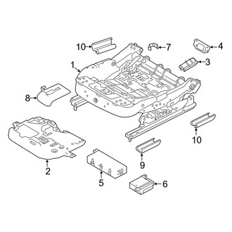 Land Rover OE - Seats & Tracks - Tracks & Components (Autobiography Dynamic / HSE / HSE Dynamic / SE / Supercharged / Supercharged Dynamic)