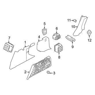 Land Rover OE - Quarter Panel - Interior Trim (Lower)