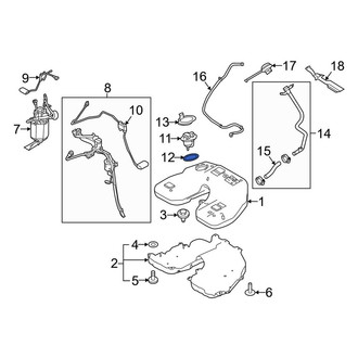 Land Rover OE - Fuel Pump Tank Seal