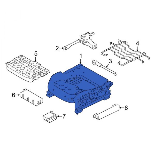 Seat Track Adjust Mechanism