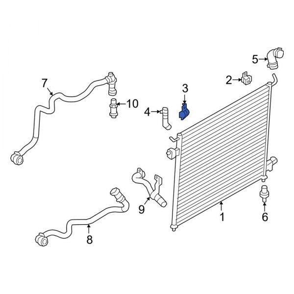 Radiator Mount Bracket