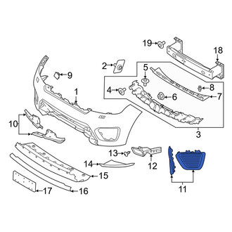 Land Rover OE - Front Outer Grille
