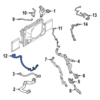 Land Rover OE - Engine Coolant Overflow Hose
