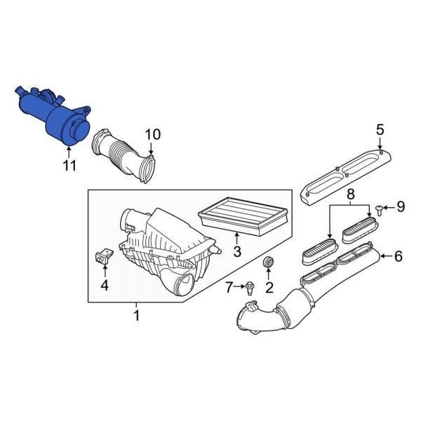 Engine Air Intake Hose