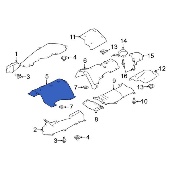 Floor Pan Heat Shield