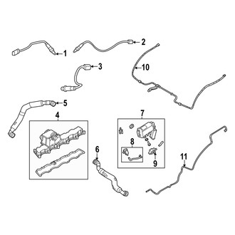 Land Rover OE - Emission System - Emission Components (HSE Silver Edition / HST / SE MILD HYBRID EV-GAS (MHEV))
