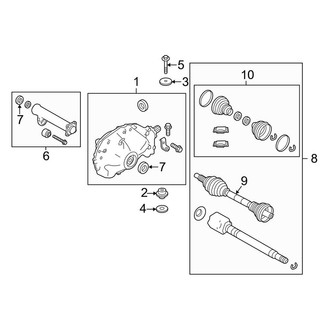Land Rover OE - Front Suspension - Carrier & Front Axles