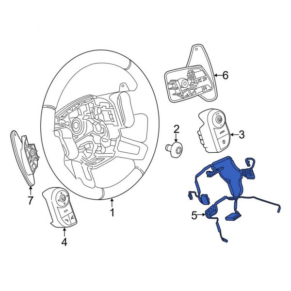 Steering Wheel Wiring Harness