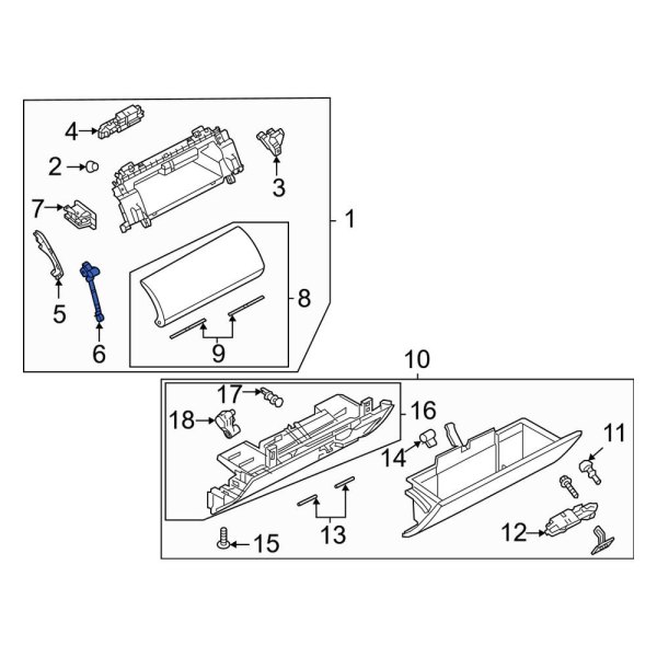 Glove Box Support