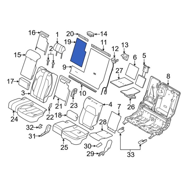 Seat Back Panel