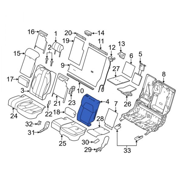 Seat Back Cushion