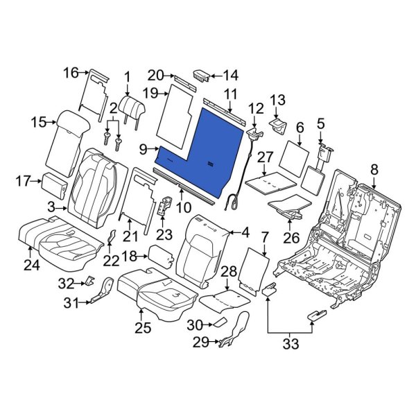 Seat Back Panel