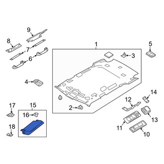 Land Rover OE - Right Sun Visor