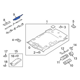 Land Rover OE - Right Sun Visor