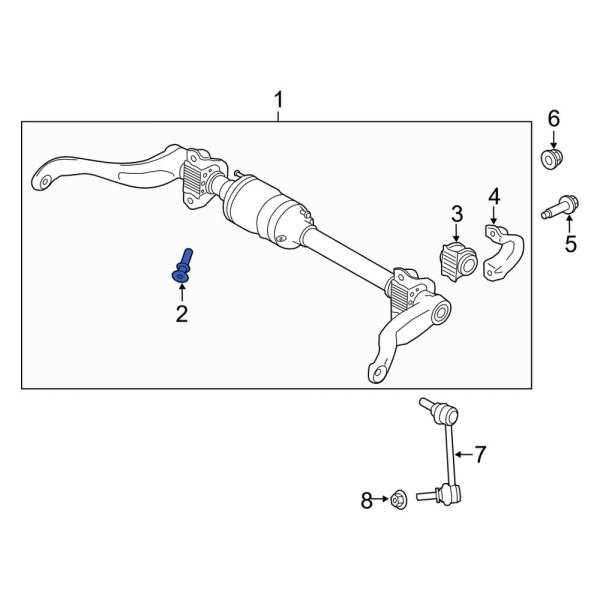 Suspension Stabilizer Bar Bracket Bolt